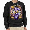 JJ Football Star Artwork Sweatshirt - Novelty Apparel for Adults