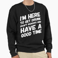 I Drink And Draft Funny Fantasy Sweatshirt - Novelty Apparel Unisex