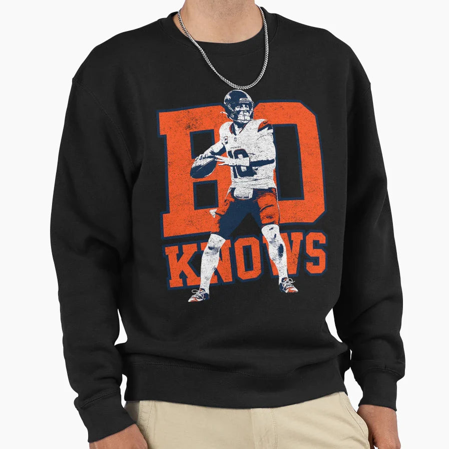 Bo Knows Bo Nix Variant Sweatshirt - Trendy Graphic for Adults