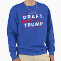 Draft Barron Trump Anti Maga Sweatshirt - Minimalist Print Men Women