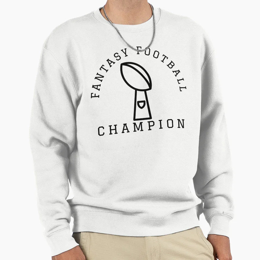 Fantasy Football Champion Sweatshirt - Streetwear Style for Adults