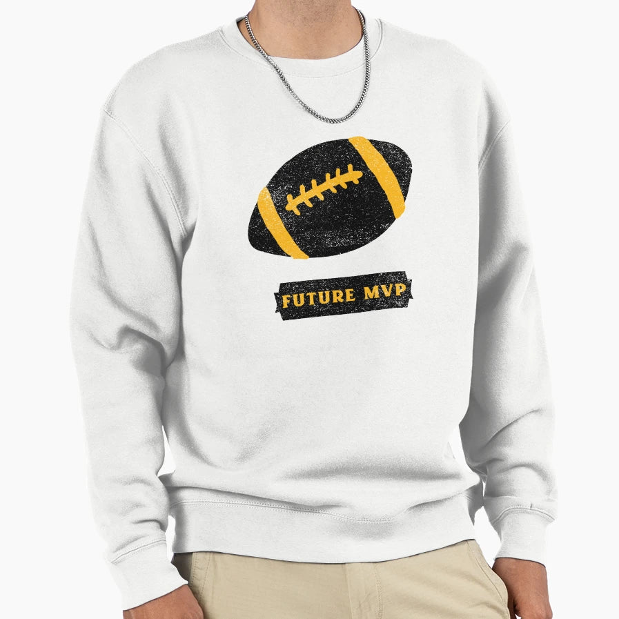 Pittsburgh Football Future Mvp Sweatshirt - Minimalist Print for Adults