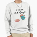 Drink And Draft Sweatshirt - Fun Novelty Design for Adults