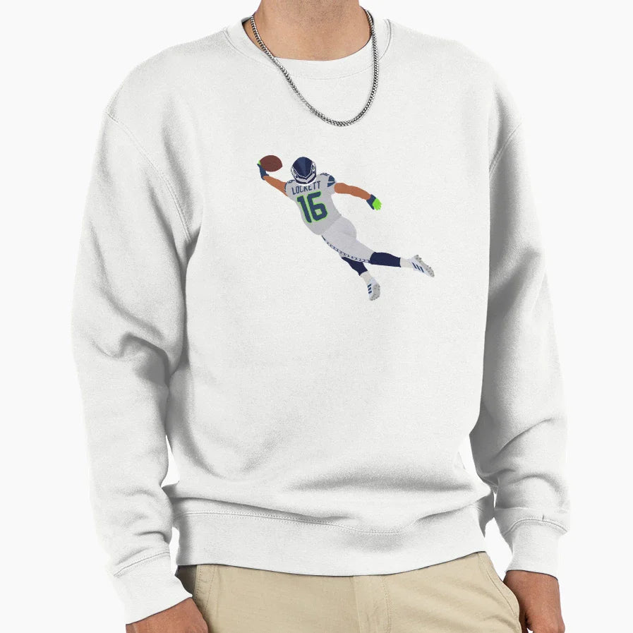 Tyler Lockett Seattle Seahawks Sweatshirt - Trendy Graphic Men Women