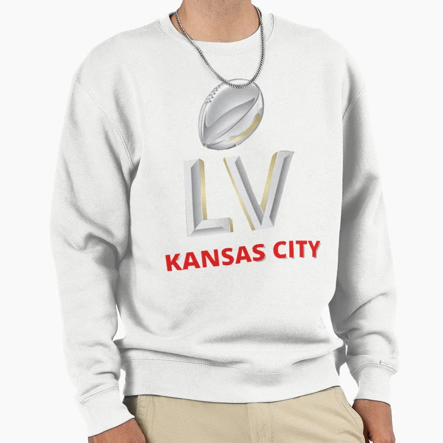 Super Bowl Lv Kansas City Sweatshirt - Fun Novelty Design Men Women