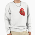 I Heart Football Sweatshirt - Streetwear Style Unisex