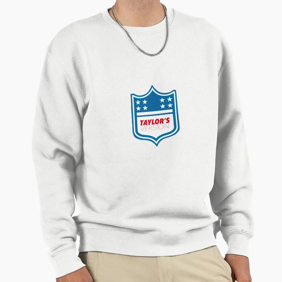 Taylors Version Football Sweatshirt - Novelty Apparel for Adults