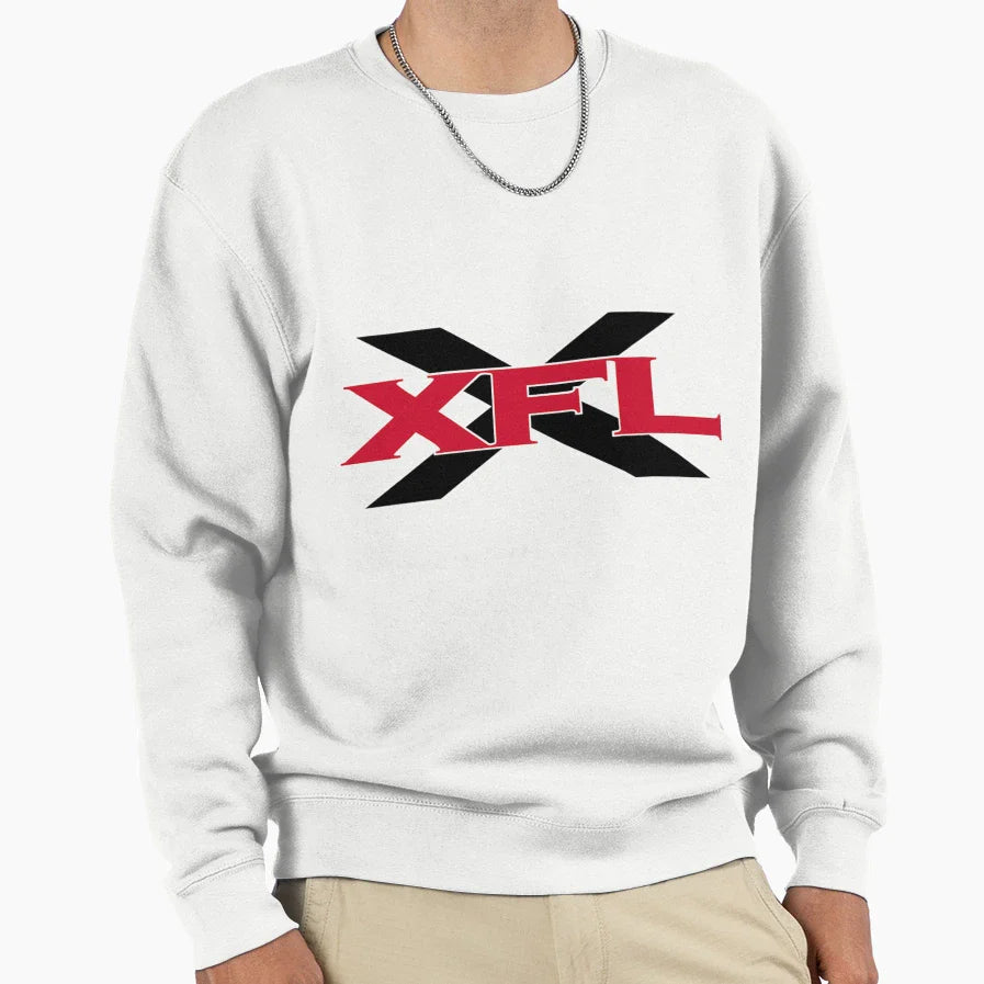Xfl Old Logo Sweatshirt - Trendy Graphic Men Women