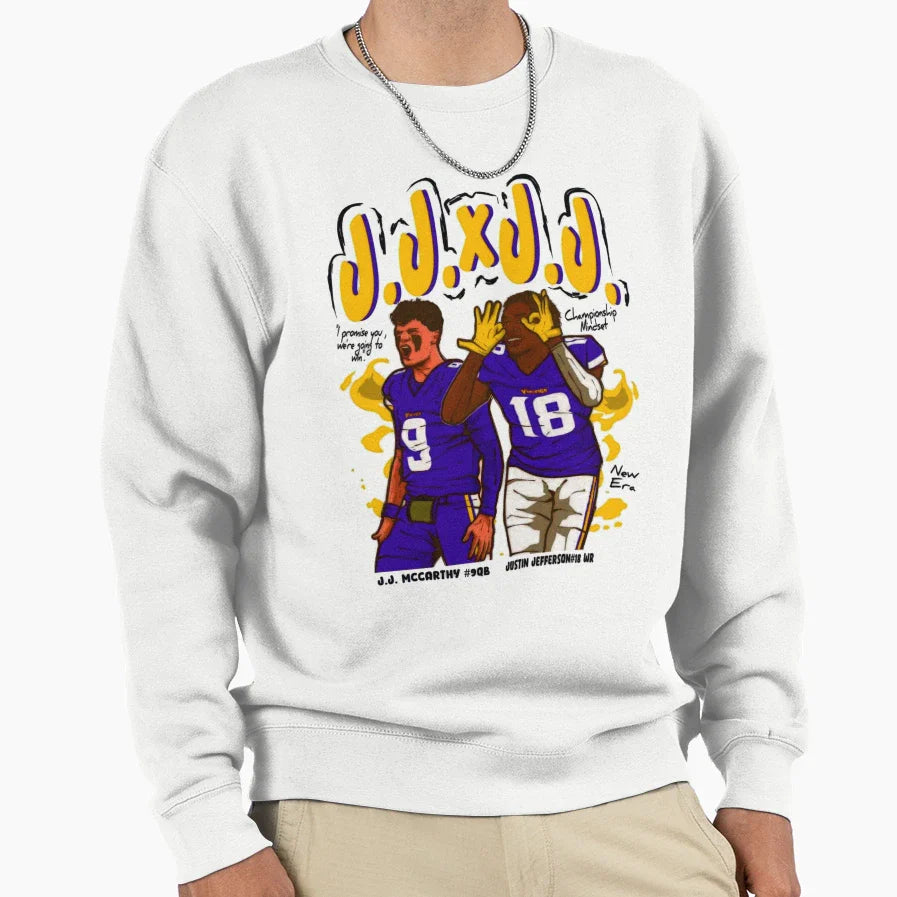 Justin And Mccarthy Championship Sweatshirt - Fun Novelty Design Men Women
