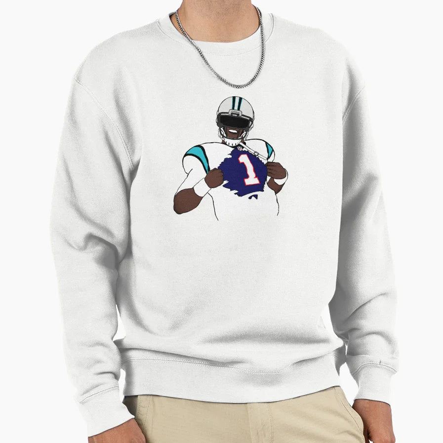 Cam Newton Pats Sweatshirt - Custom Art Print Men Women
