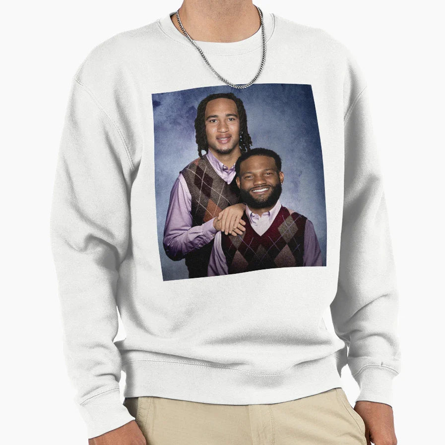 Cj Stroud Nico Collins Football Sweatshirt - Novelty Apparel Unisex
