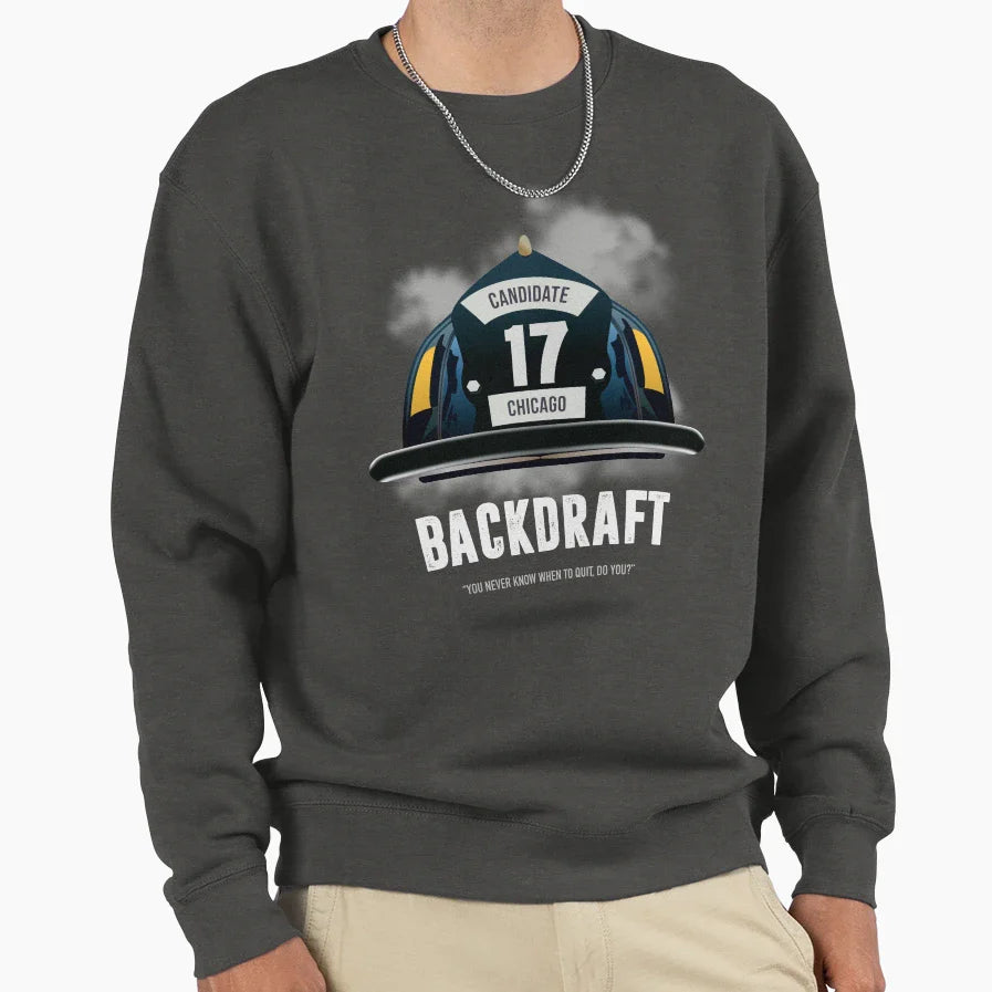 Backdraft Alternative Movie Sweatshirt - Custom Art Print Unisex