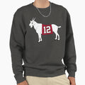 Goat 12 7 Rings Super Bowl Mug Throw Hoodie - Streetwear Style for Adults