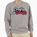 Crafty And Drafty Sweatshirt - Unique Graphic Unisex