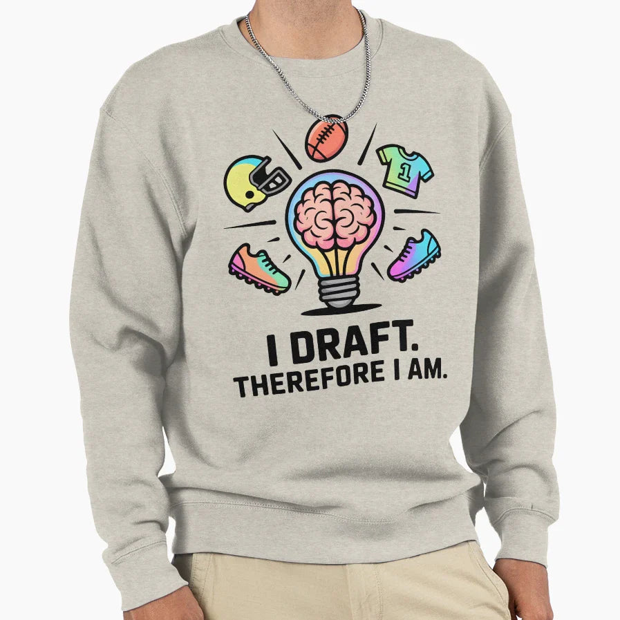 Vibrant Neon Brain Lightbulb Sweatshirt - Unique Graphic Men Women