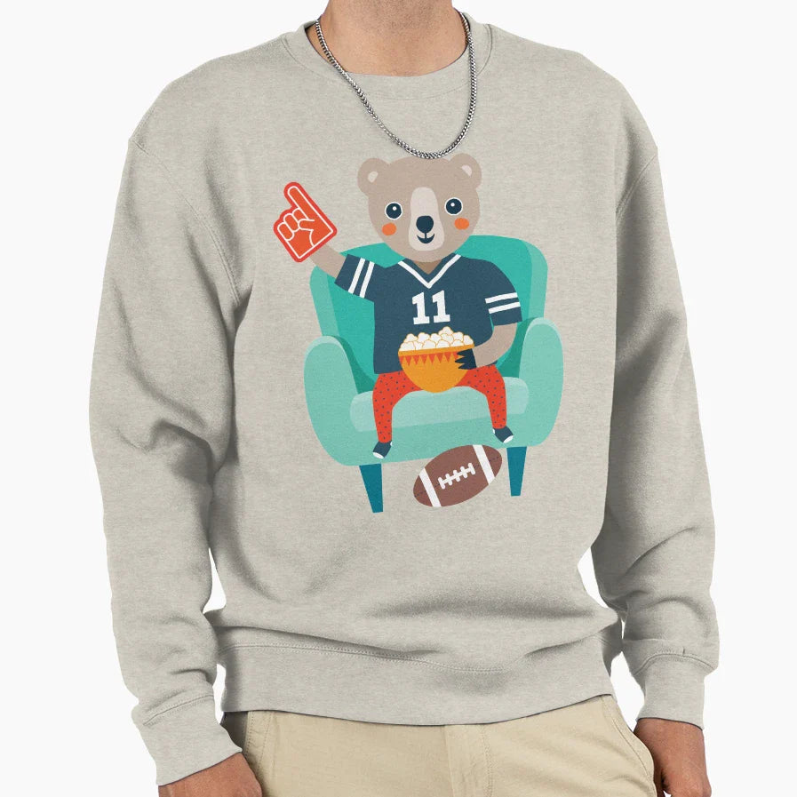 Super Bowl Party Sweatshirt - Streetwear Style for Adults