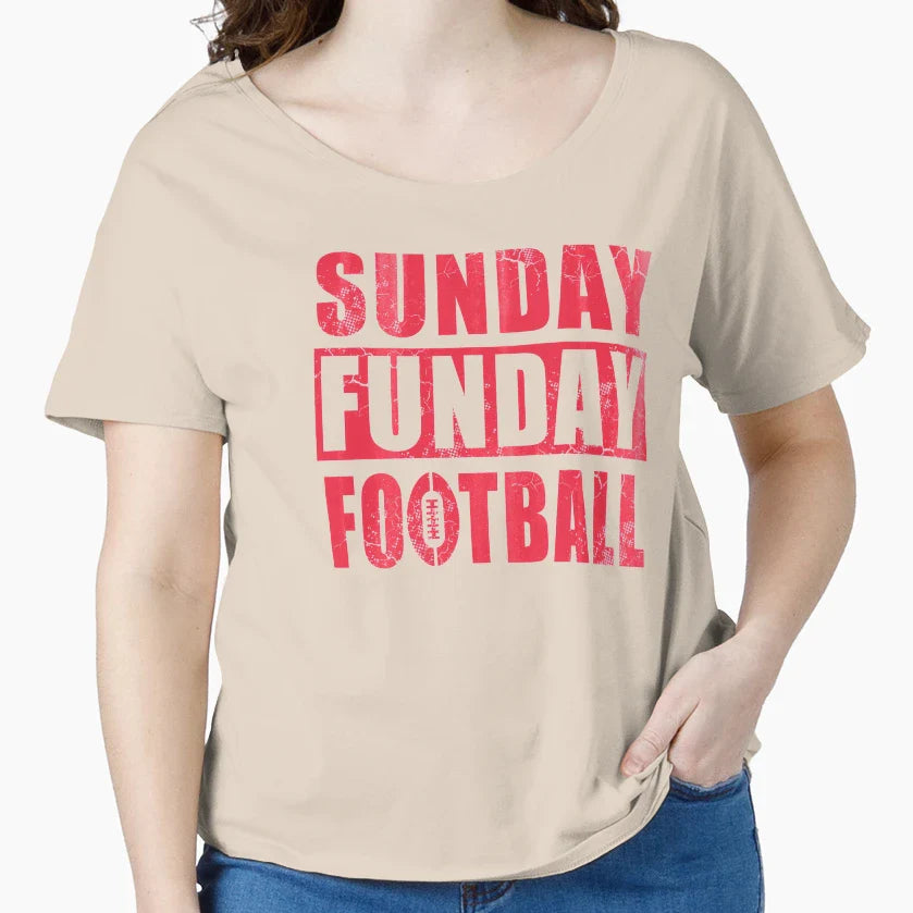 Sunday Funday Football T-Shirt - Novelty Apparel Men Women