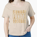 Sunday Funday Football T-Shirt - Streetwear Style Unisex