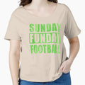 Sunday Funday Football T-Shirt - Graphic Print Men Women