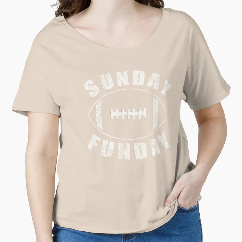 Sunday Funday Football T-Shirt - Custom Art Print Men Women