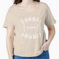 Sunday Funday Football T-Shirt - Custom Art Print Men Women