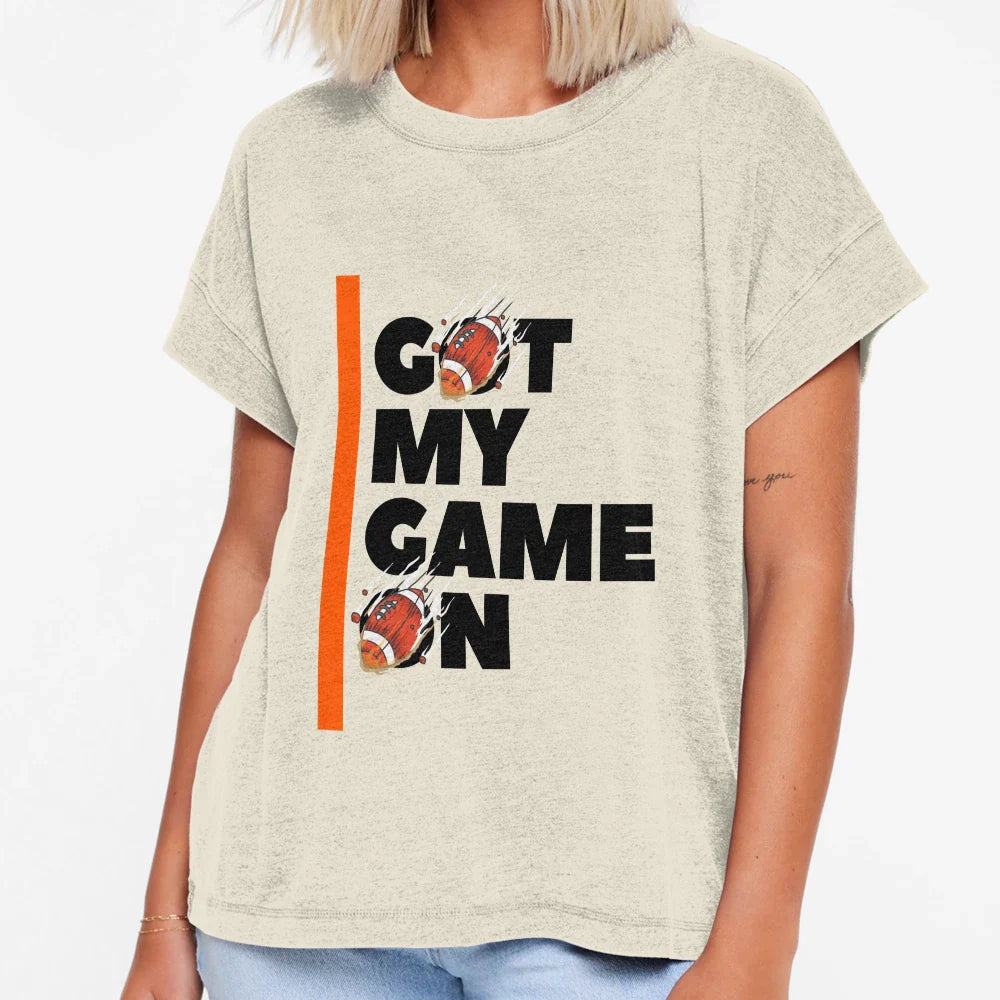 Football Got My Game T-Shirt - Novelty Apparel Men Women