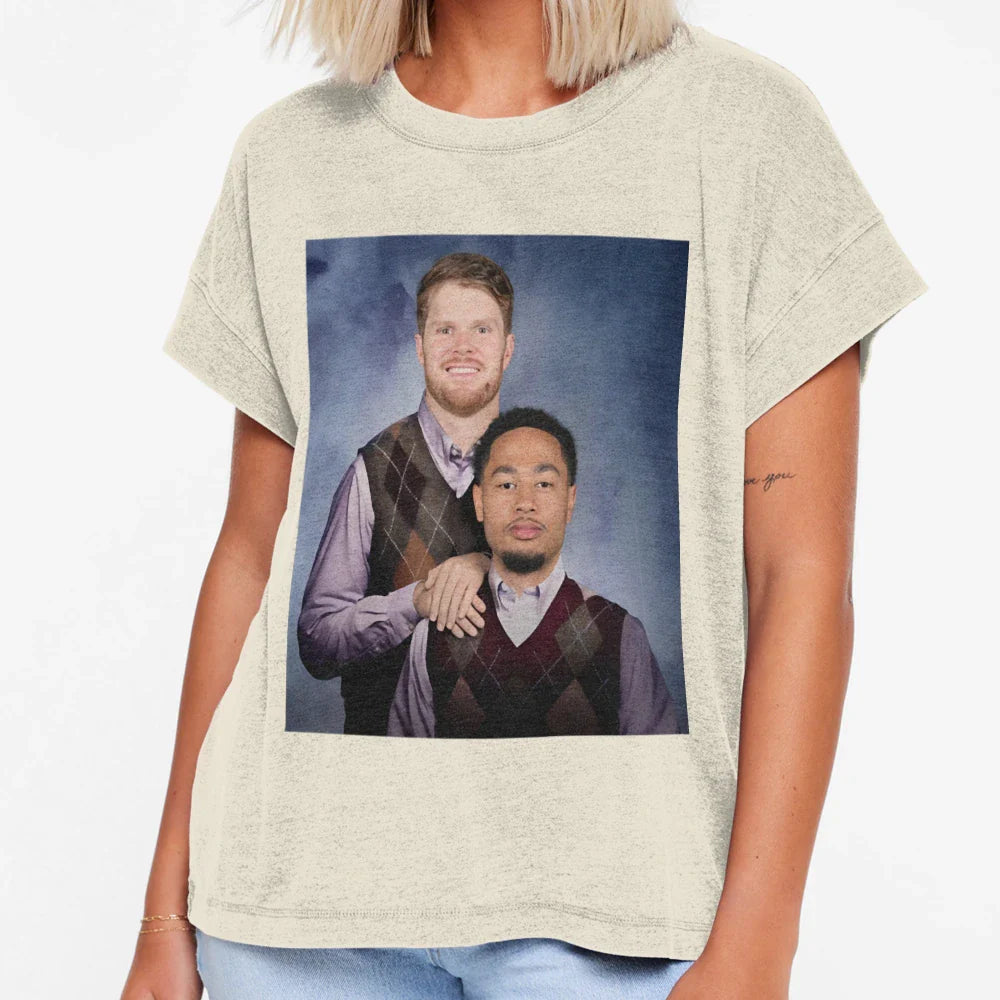 Sam Darnold Jaxon Smith Njigba T-Shirt - Minimalist Print Men Women