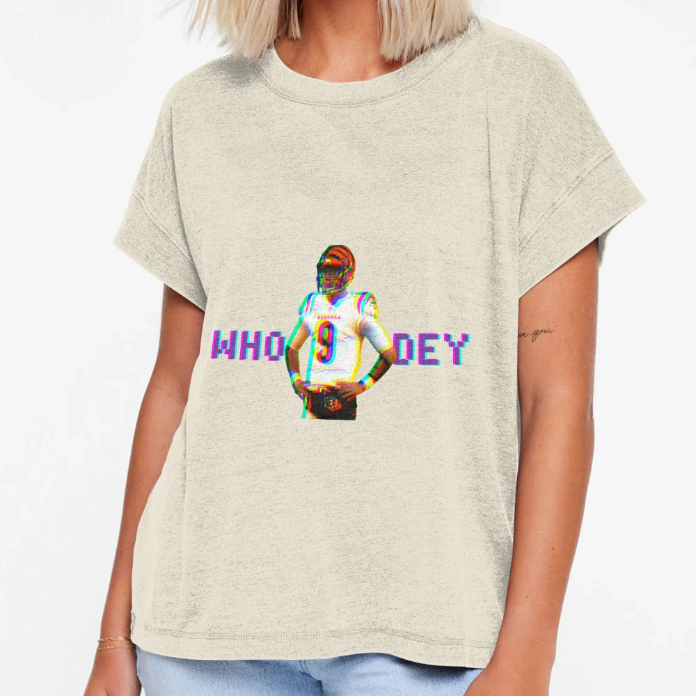 Who Dey T-Shirt - Aesthetic Graphic for Adults