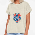 American Football Player Ball Side T-Shirt - Fun Novelty Design Men Women