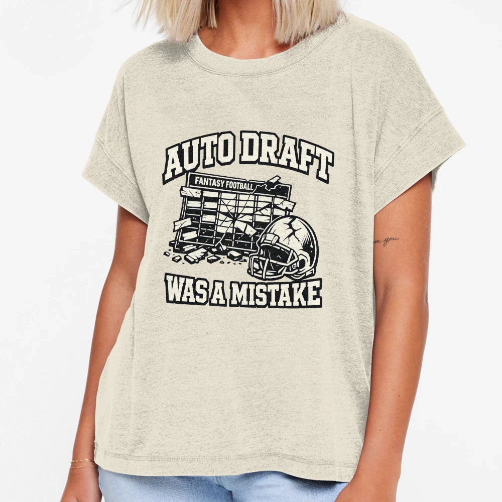 Auto Draft Was Mistake Fantasy T-Shirt - Fun Novelty Design for Adults