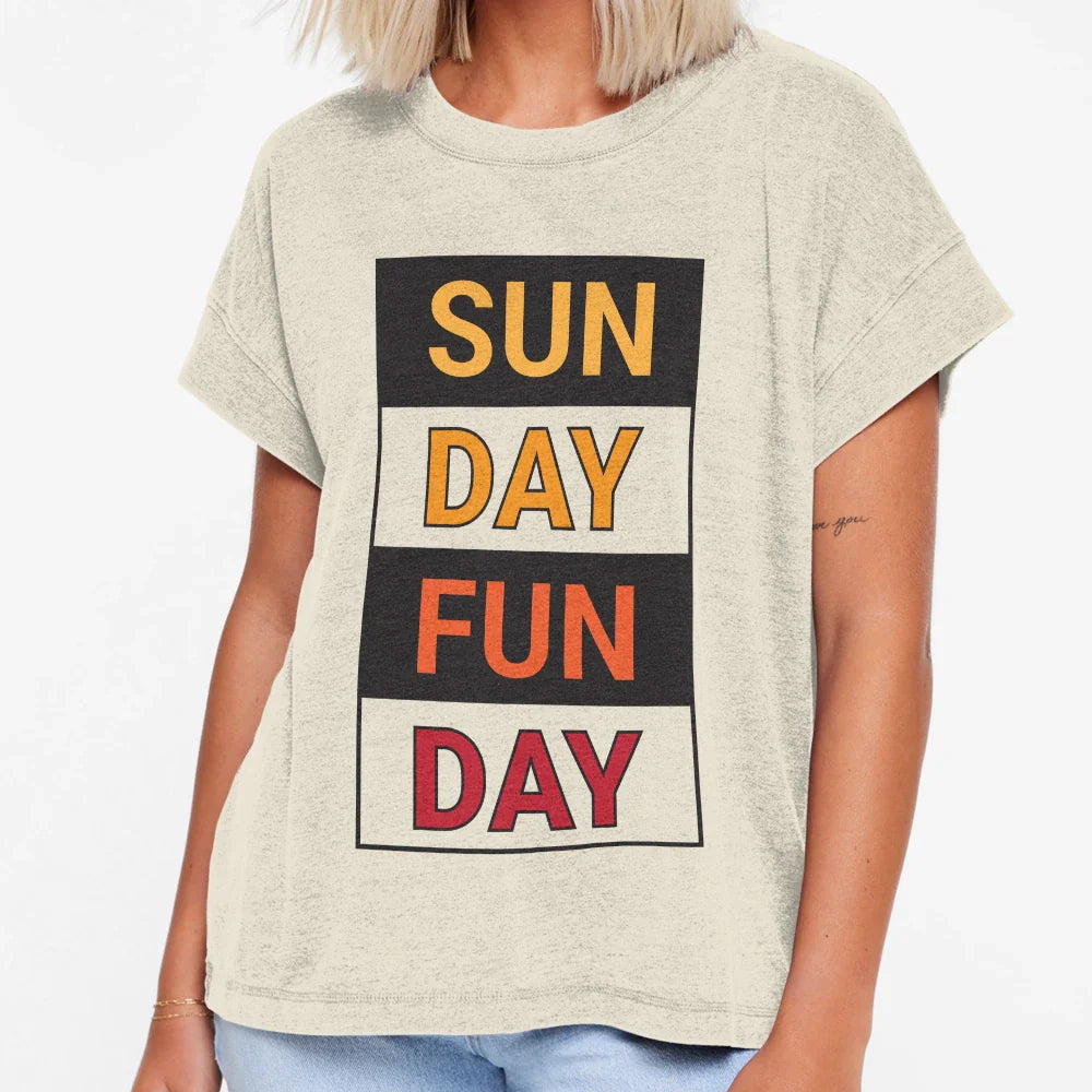 Sunday Funday T-Shirt - Trendy Graphic Men Women