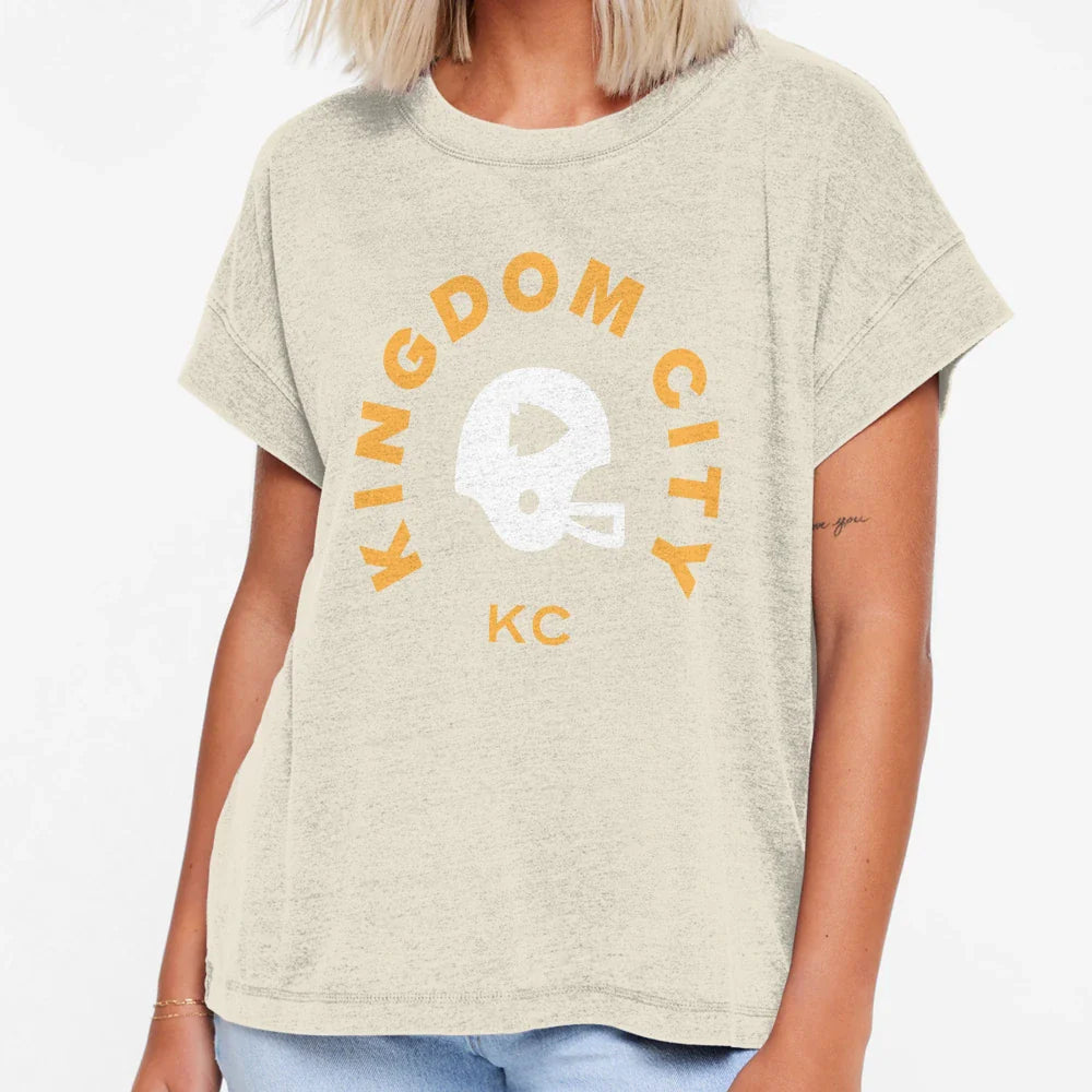 Kansas City Football T-Shirt - Graphic Print Men Women