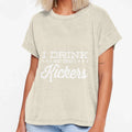 I Drink And Draft Kickers T-Shirt - Unique Graphic Unisex