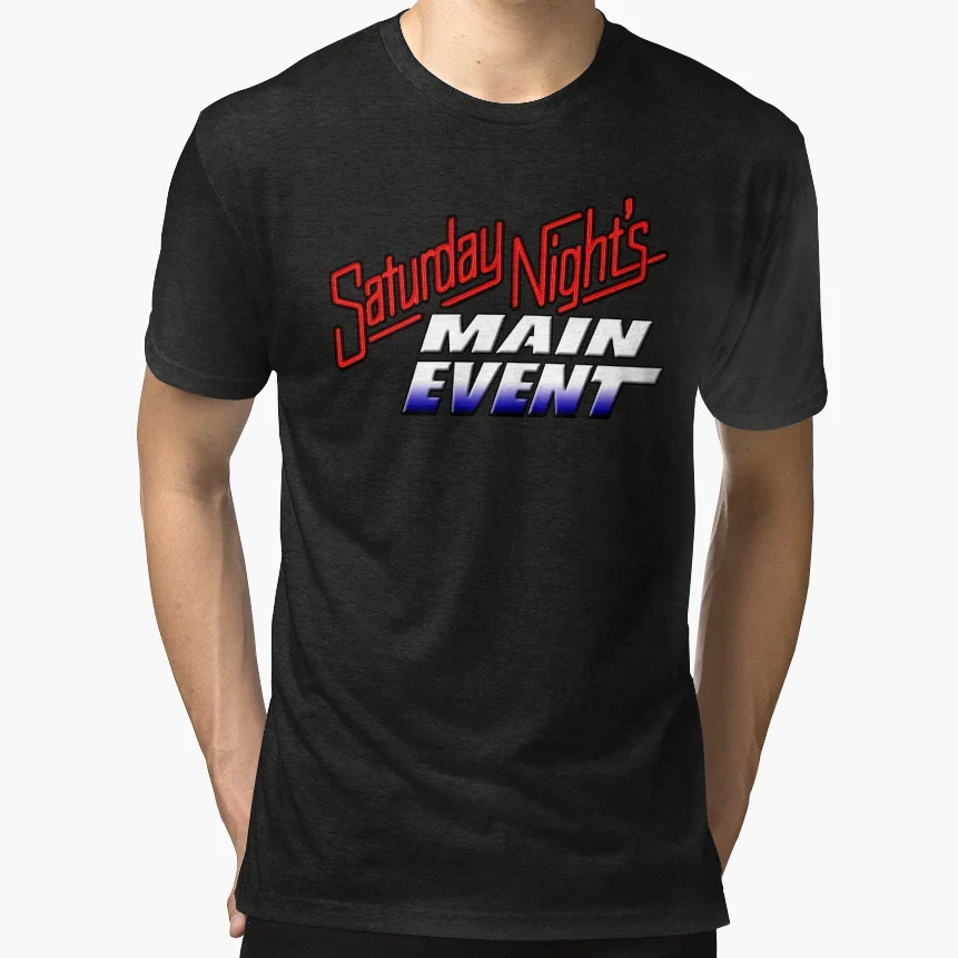 Saturday Nights Main Event T-Shirt - Graphic Print Men Women