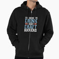 Im Here To Drink And Draft Kickers Hoodie - Custom Art Print Unisex