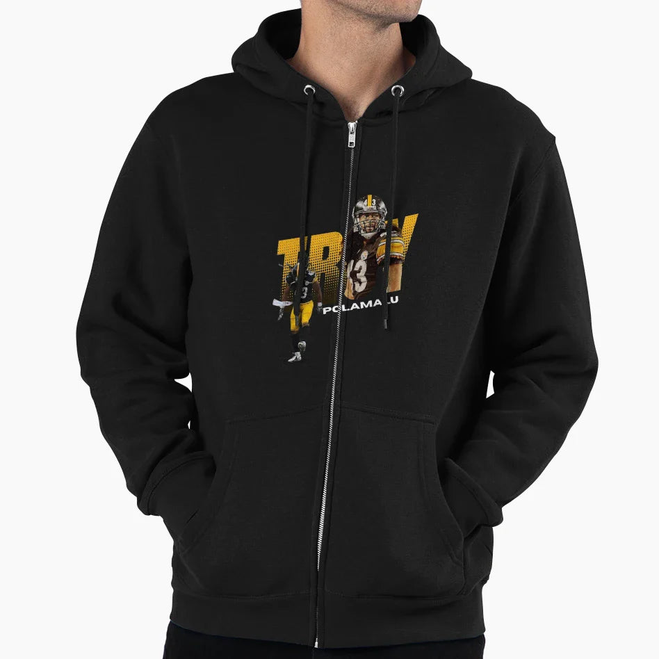 Troy Polamalu T-Shirt - Fun Novelty Design for Adults