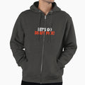 Lets Go Draft Pick Cle White Orange Hoodie - Graphic Print for Adults