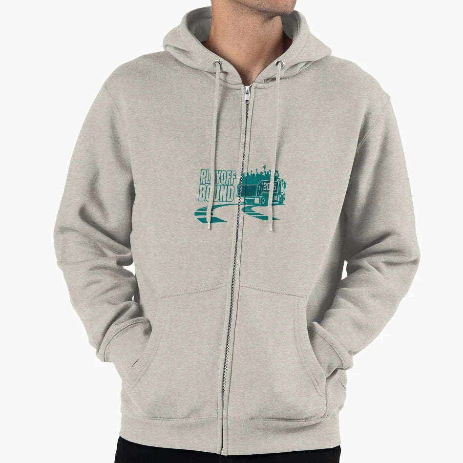 Playoff Bound Baseball Hoodie - Novelty Apparel for Adults