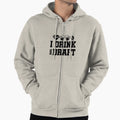 I Drink And Draft Hoodie - Custom Art Print Men Women