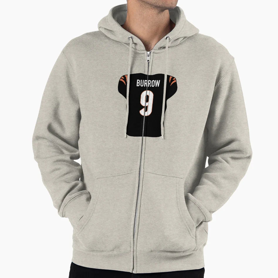 JB Jersey Hoodie - Trendy Graphic for Adults
