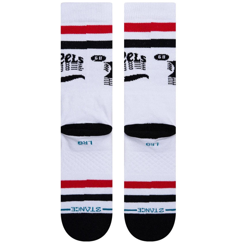 Stance Hot Wheels Fade Kids Crew Socks - White