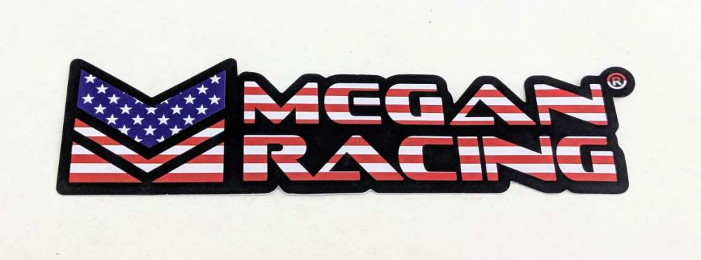 Megan Racing USA Decal Sticker - MR-CL-STKR-V2