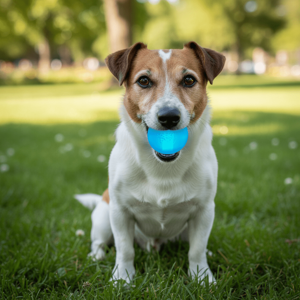 Strobe Ball Light - Up Dog Toy - Durable Floating Chew Ball | Made in USA - PhishStones Products