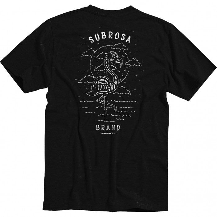 Subrosa Flamingo T-Shirt - Black