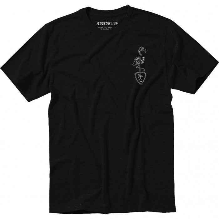 Subrosa Flamingo T-Shirt - Black