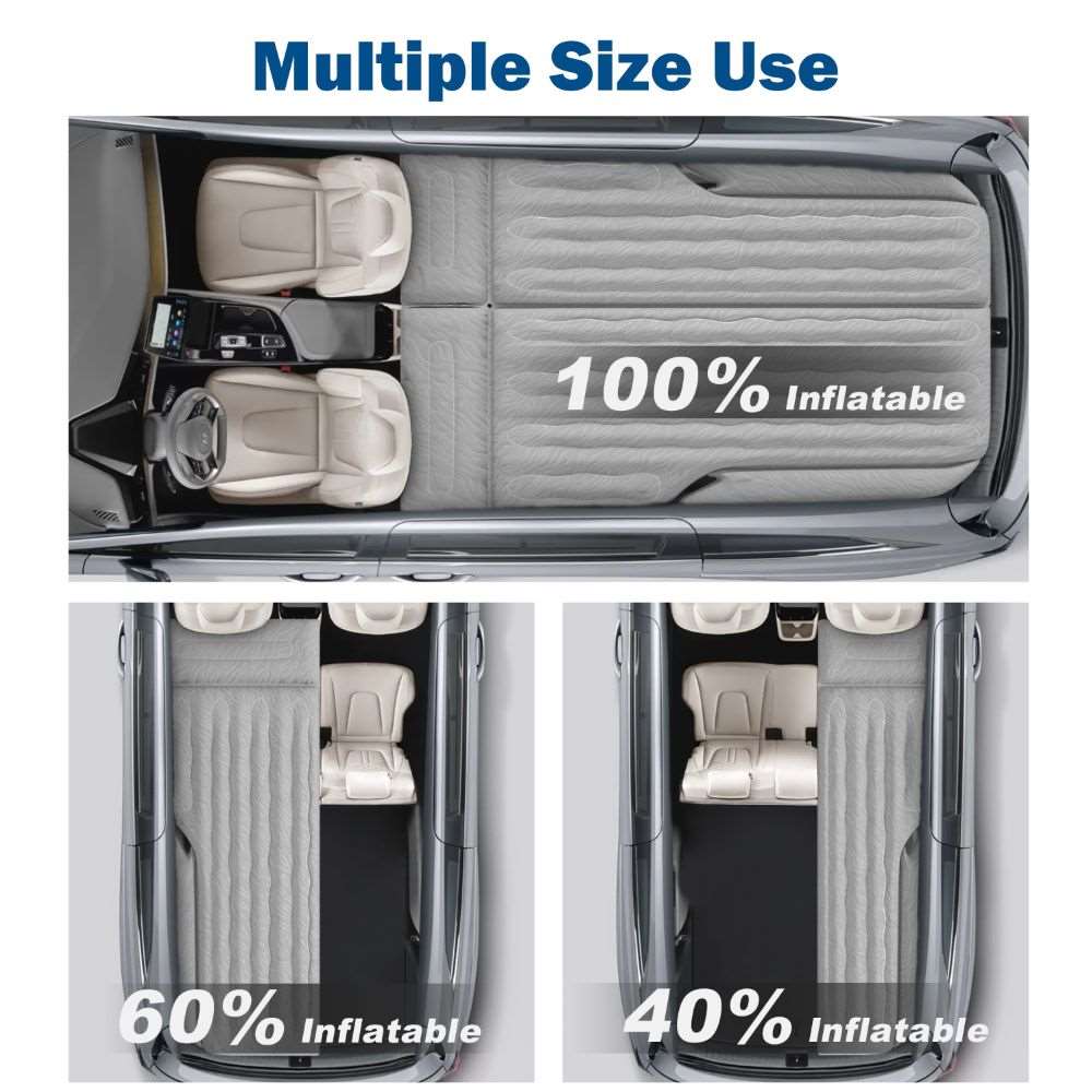 Umbrauto Car Camping SUV Air Mattress 1.0, Gray