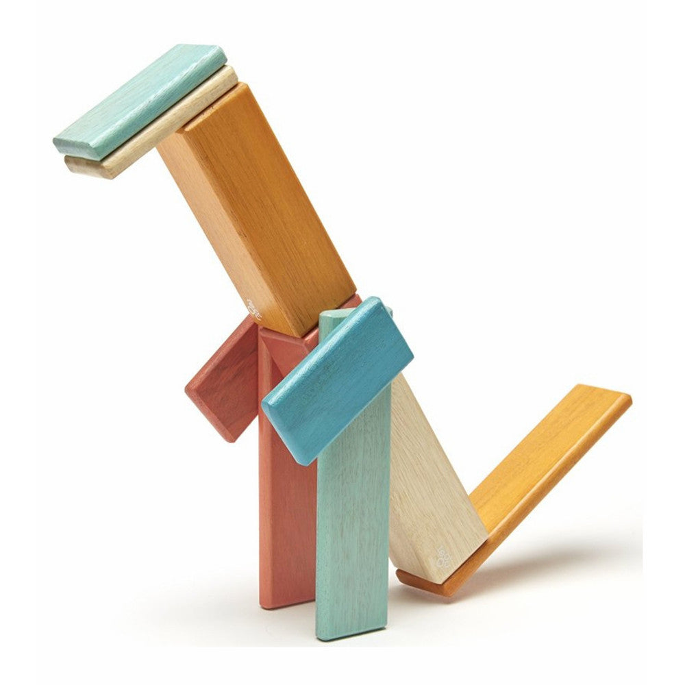 14 Piece Magnetic Wooden Block Set