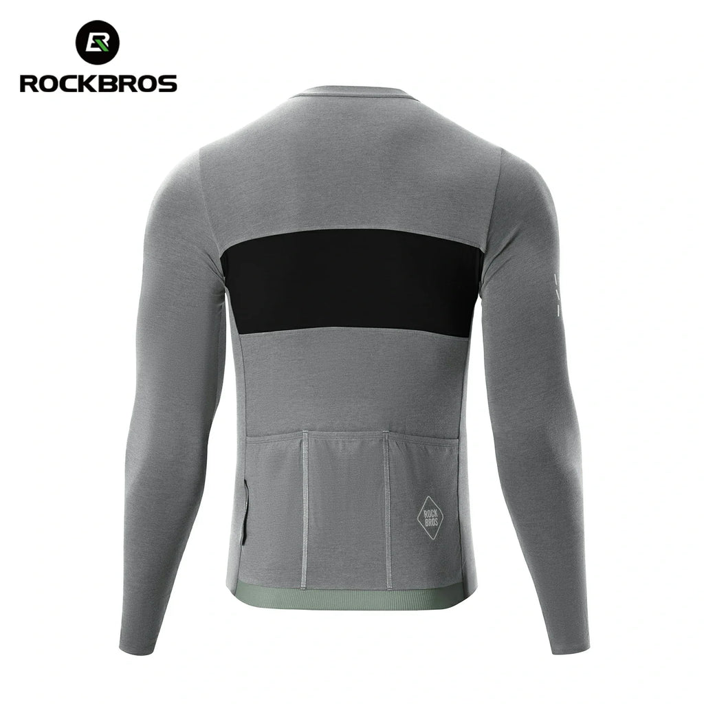 Men‘s Tencel Wool Cycling Jersey Breathable