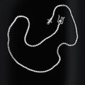 14K White Gold 3.50CT Lab-Grown Diamond Tennis Necklace
