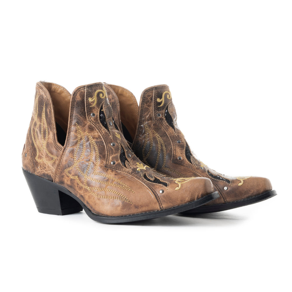 Tentor Western Leather Booties - PhishStones Products